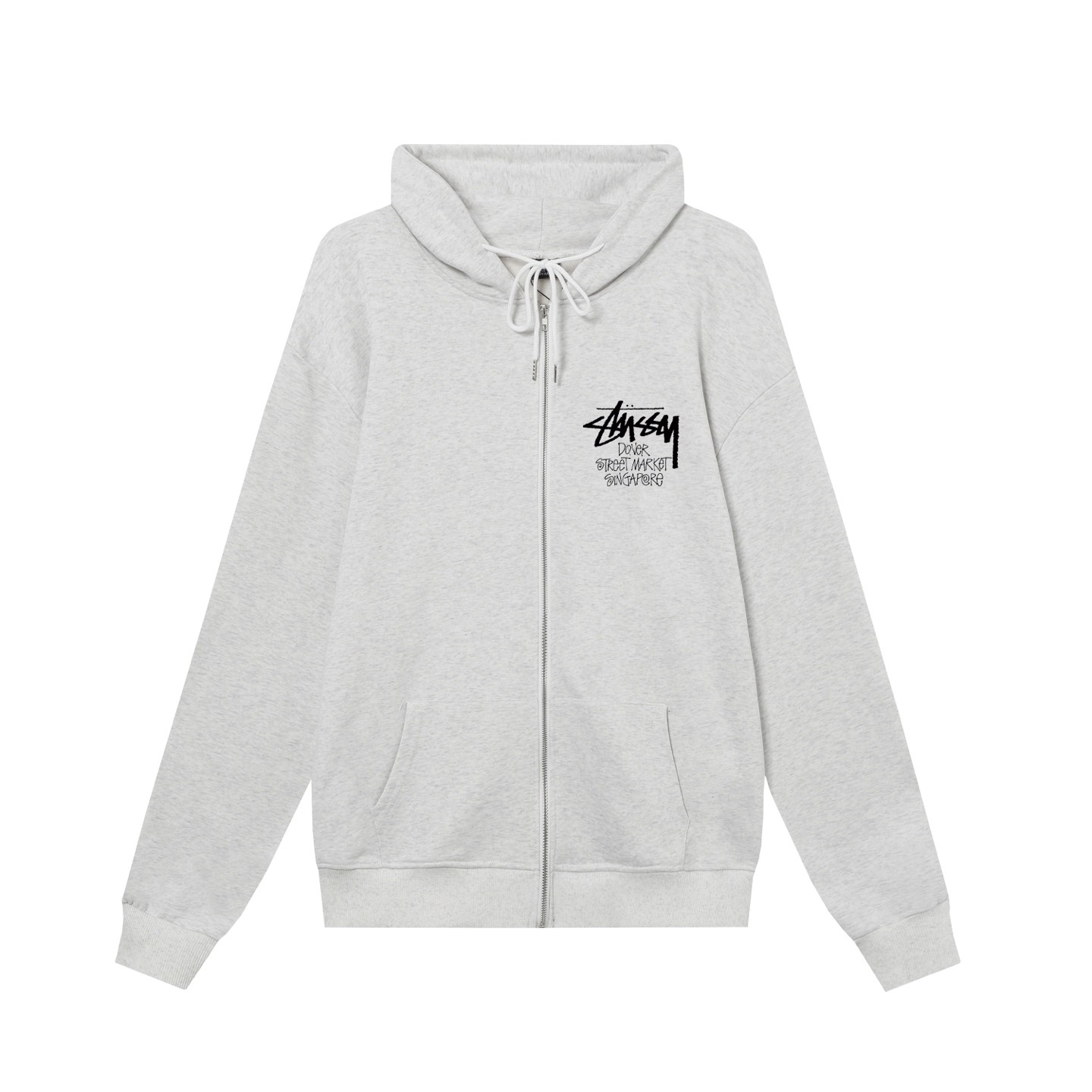 STUSSY スタッシー シンガポールシティ限定シリーズ プリント 男女兼用 ジップアップフーデッドジャケット HN343
