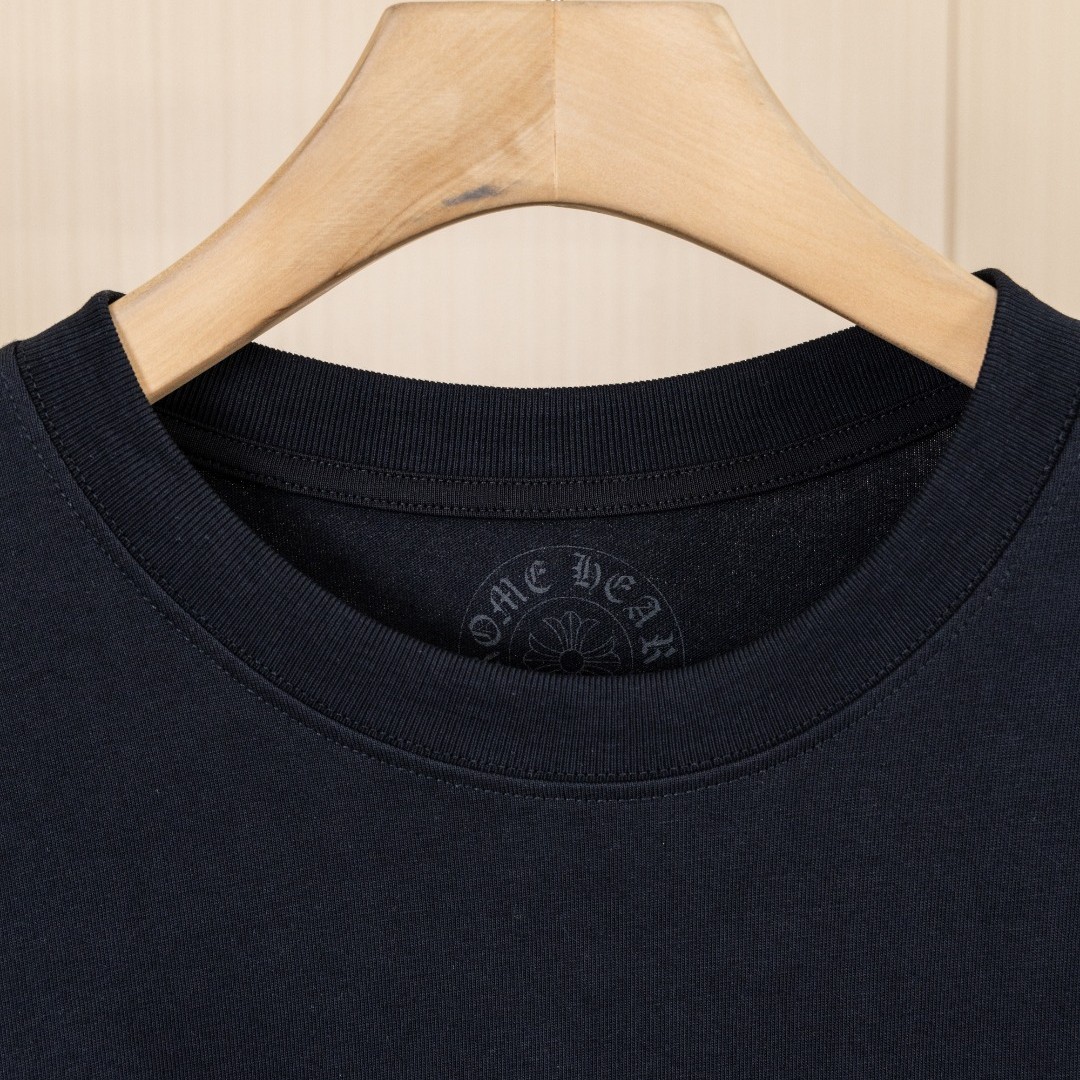 CHROME HEARTS クロムハーツ ロングスリーブTシャツ ウォッシュ加工 立体プリント