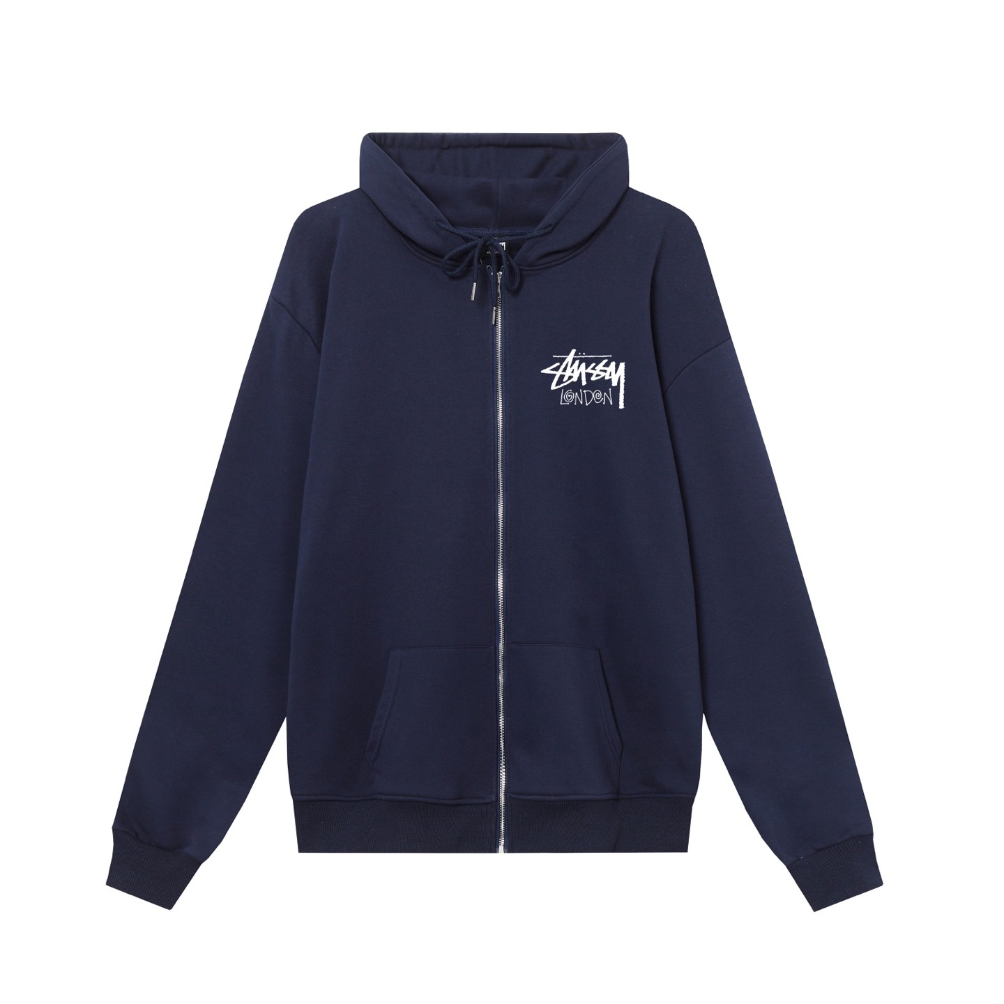 Stussy スタッシー SS25ロンドンシティ限定プリント フード付きジッパージャケット HN331