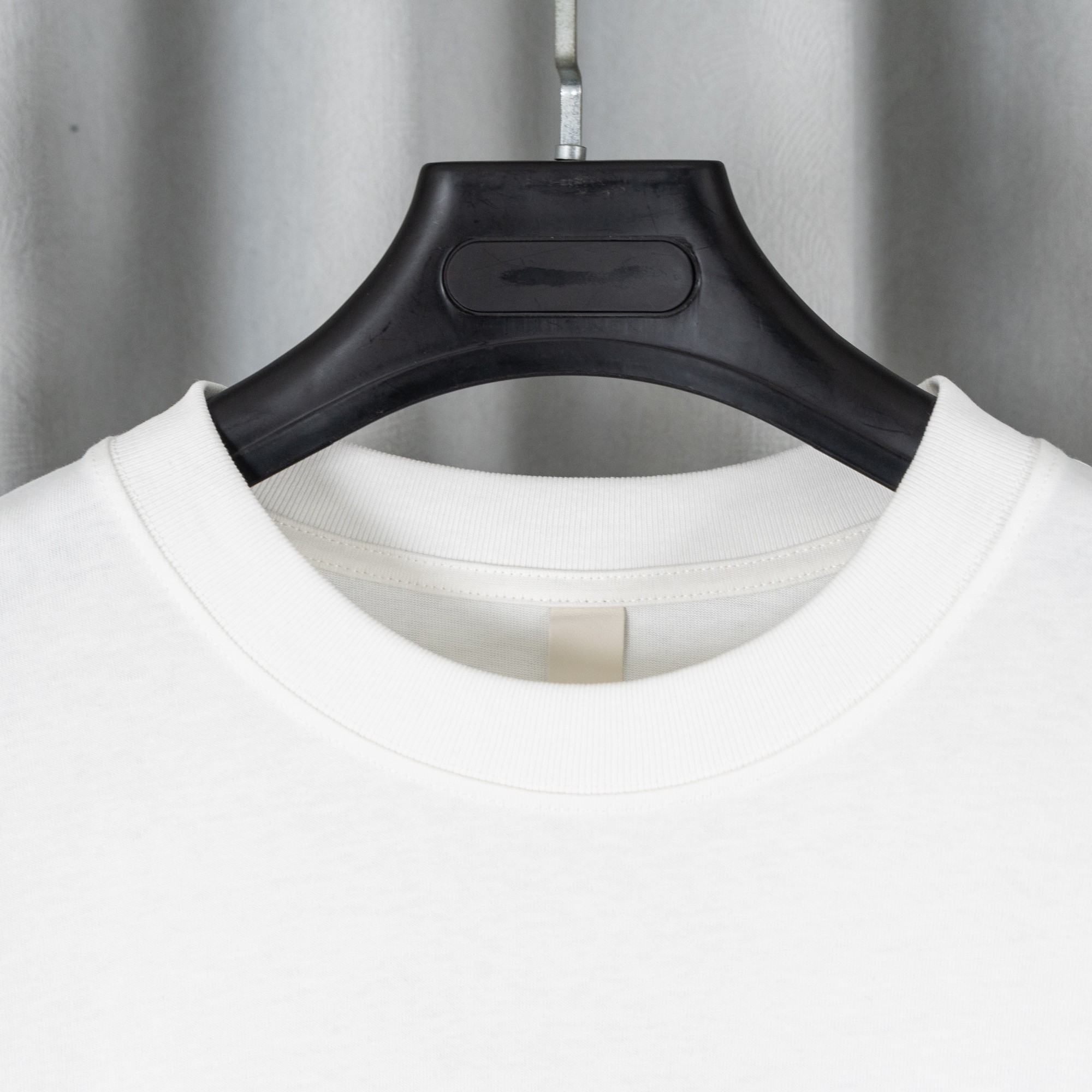 CHROME HEARTS クロムハーツ 26SS 春夏新作 ユニセックス ルーズフィット 長袖Tシャツ オフホワイト/黒
