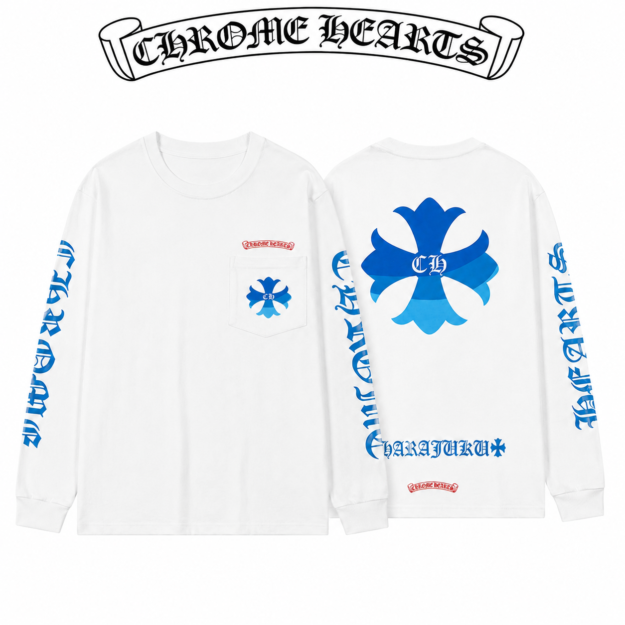 Chrome Hearts クロムハーツ ロングスリーブTシャツ ホワイト