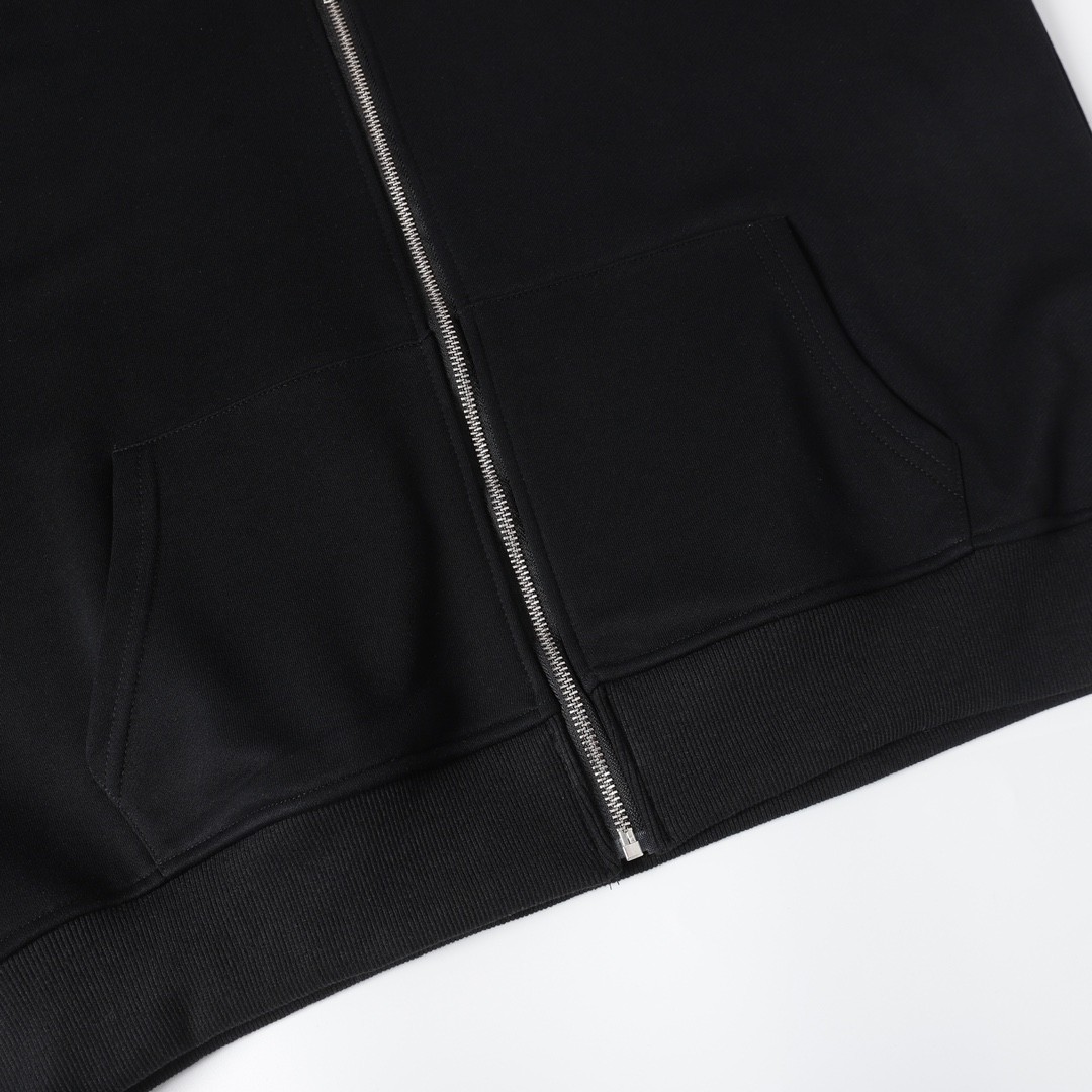 Stussy スタッシーファンタジー サイケデリック プリント ユニセックス フード付き ジッパー ジャケット ホワイト/ブラック