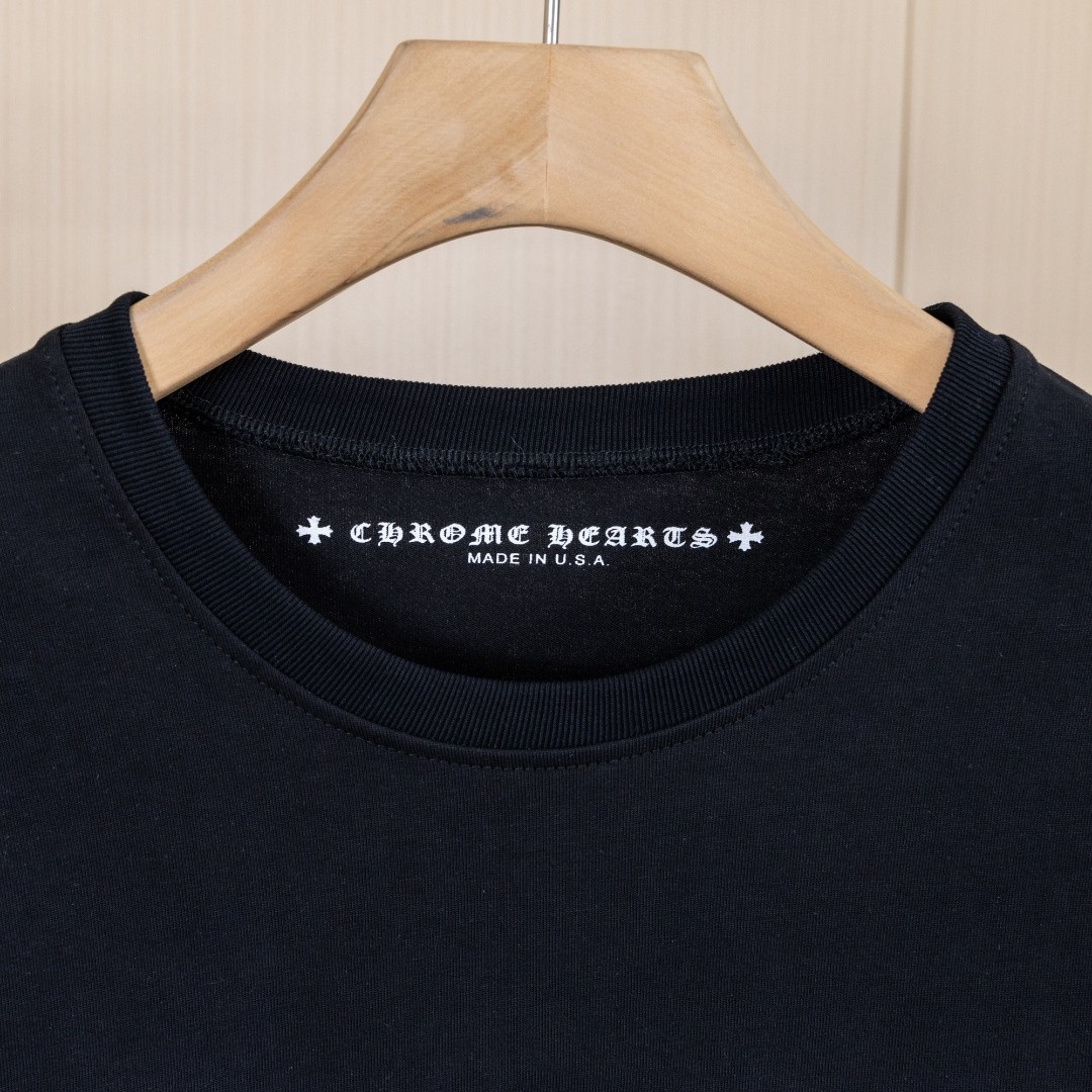CHROME HEARTS クロムハーツ 長袖Tシャツ CH ブラック
