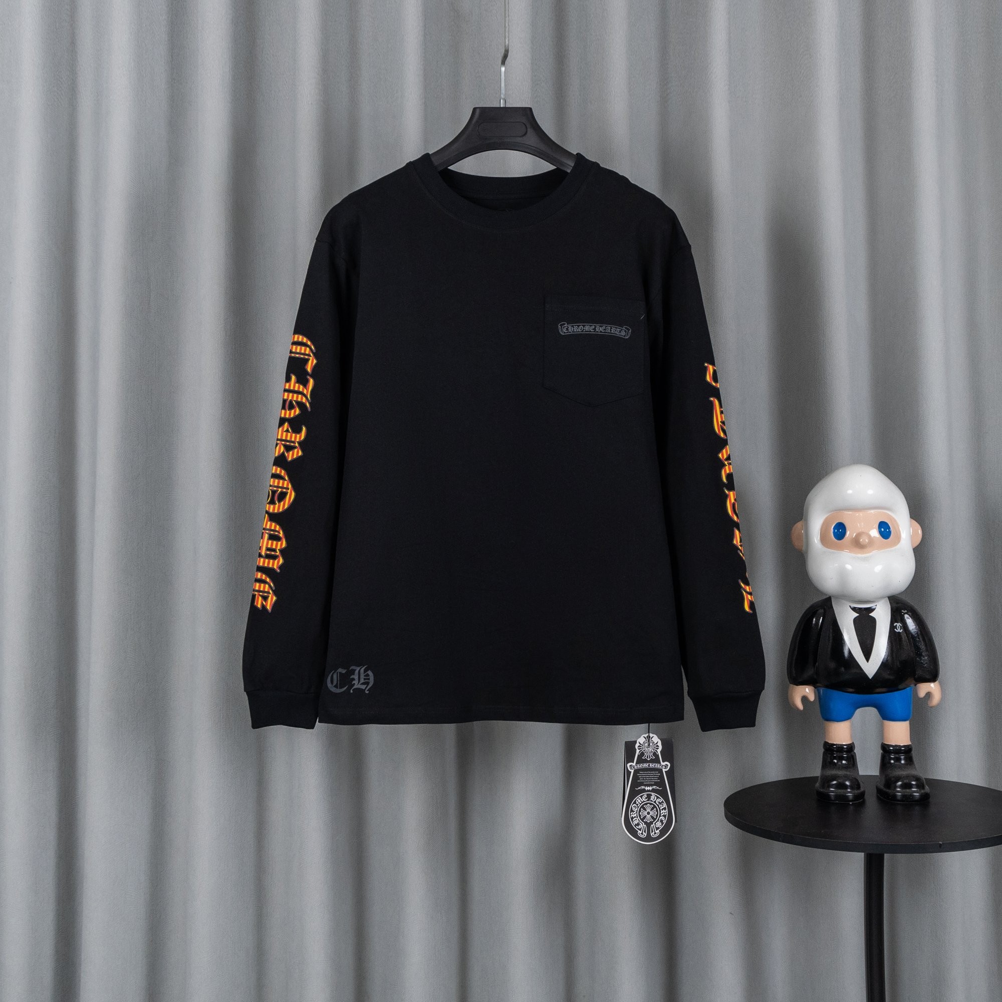 Chrome Hearts クロムハーツ 26SS 春夏新作 ユニセックス オーバーサイズ コットン100% 長袖Tシャツ