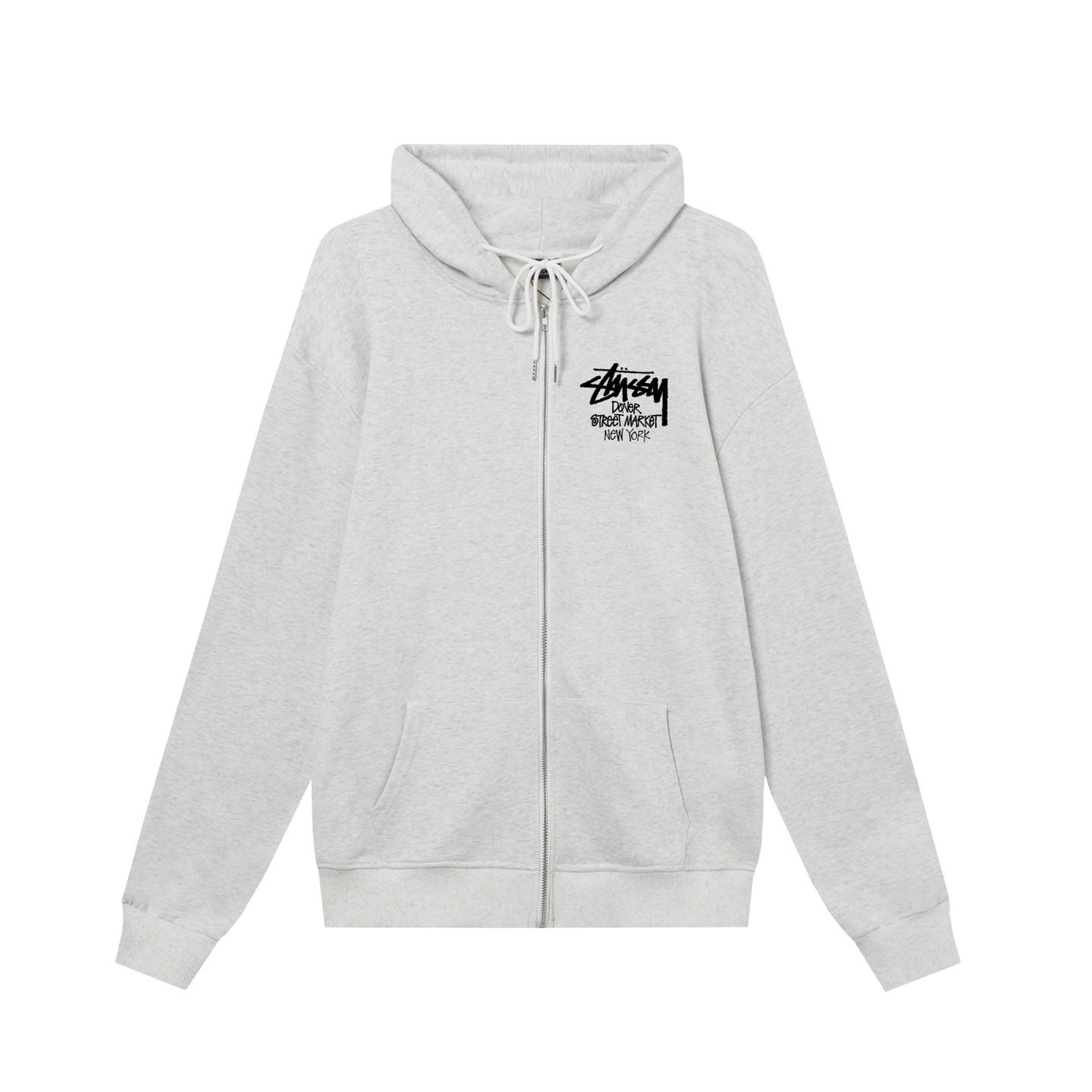 STUSSY スタシー DSM城市限定系列 NEW YORK 纽约印花拉链连帽外套 HN322