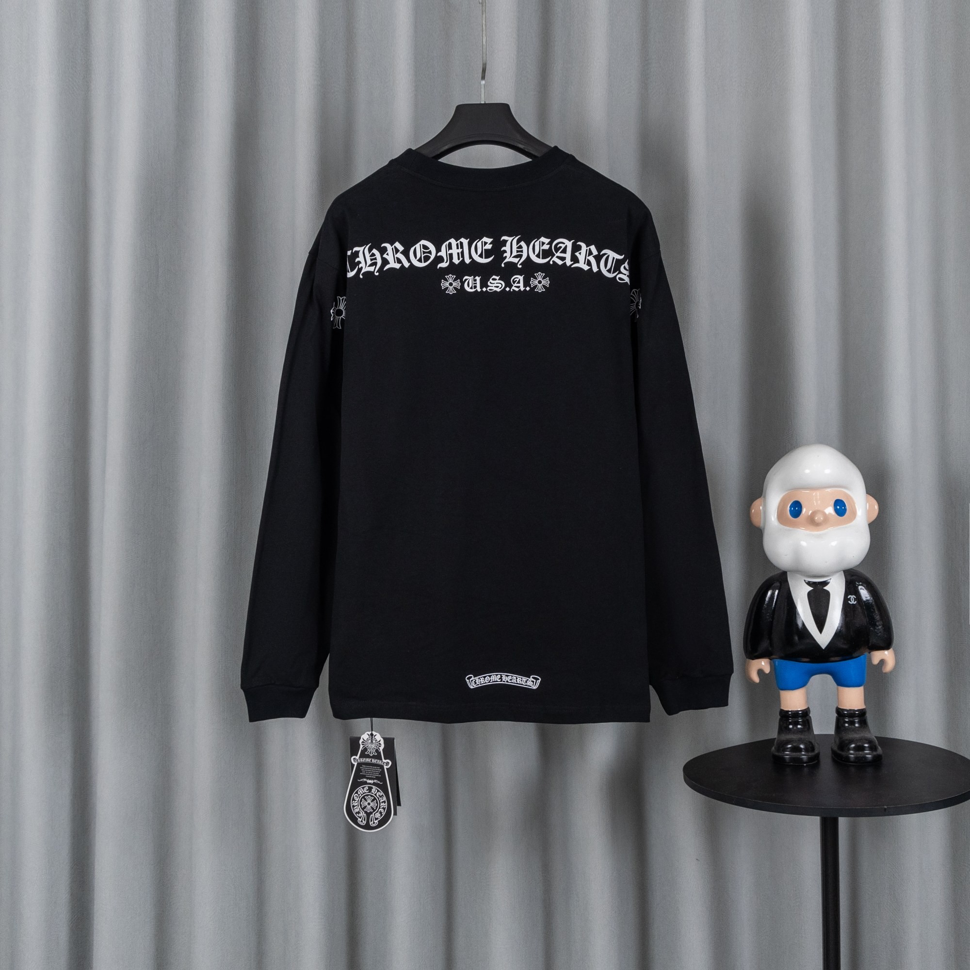 CHROME HEARTS クロムハーツ 26SS 春夏 新作 ユニセックス ルーズフィット 双糸コットン100% 長袖Tシャツ