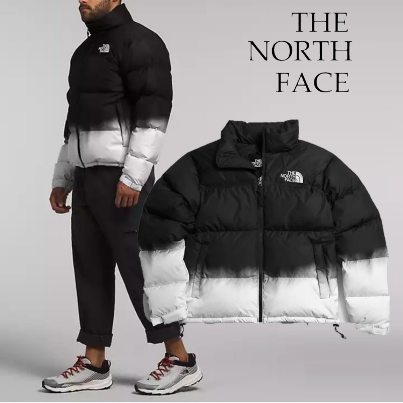 THE NORTH FACE ヌプシ ダウンジャケット ブラック×ホワイト