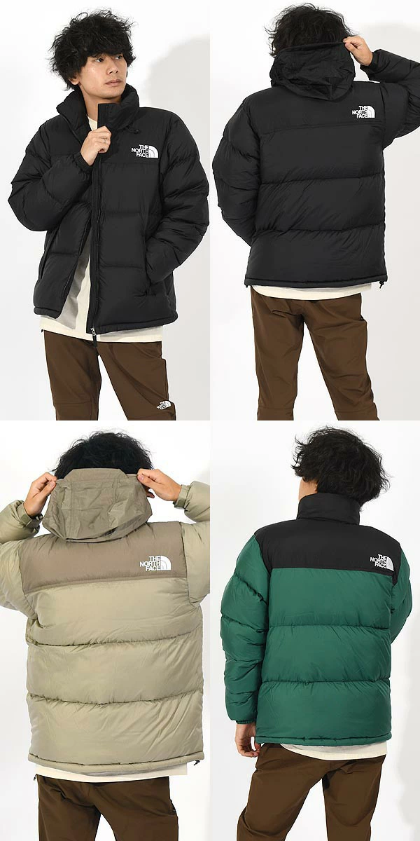 THE NORTH FACE フード収納式 ユニセックス ダウンジャケット